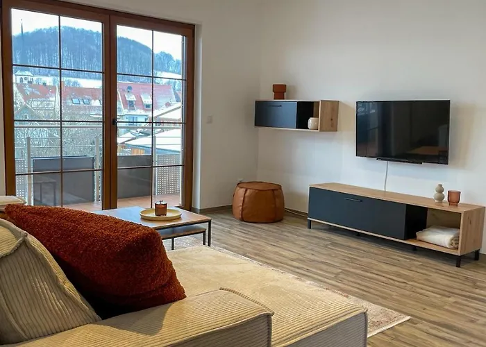 Mama-apartments - Haus Martina Im Herzen Der Rhoen - 3 Einzelbuchbare Moderne Fuer 2-8 Personen, Terrasse, Balkon, Garten, Und E-bike Keller, Lounge, Freies Wlan, Familienfreundlich 아파트 *